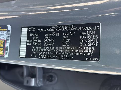 Certified 2024 Hyundai Tucson SEL FWD image 44