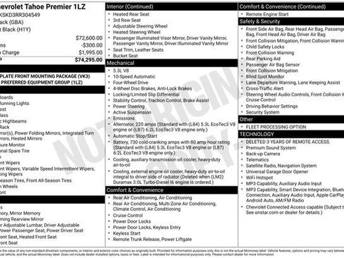 Used 2024 Chevrolet Tahoe Premier AWD/4WD image 22