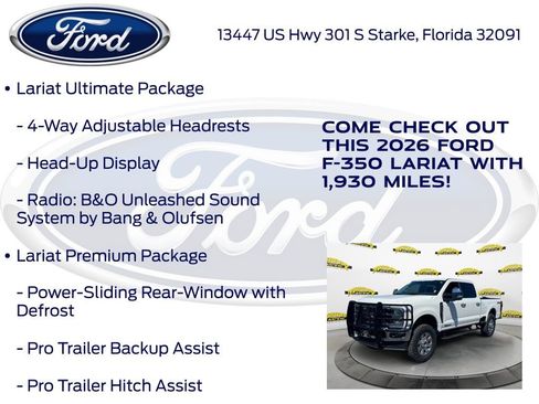New 2026 Ford F350 Lariat w/ Lariat Ultimate Package AWD/4WD image 30