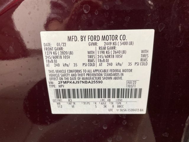 Used 2022 Ford Edge SEL w/ Convenience Package AWD/4WD image 26