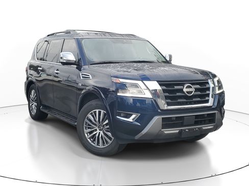 Certified 2021 Nissan Armada SL w/ Captain's Chairs Package image 1