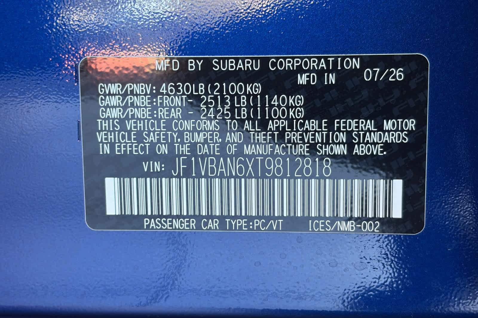 New 2026 Subaru WRX Limited AWD/4WD image 30