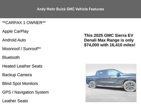 Used 2025 GMC Sierra EV Denali AWD/4WD image 4