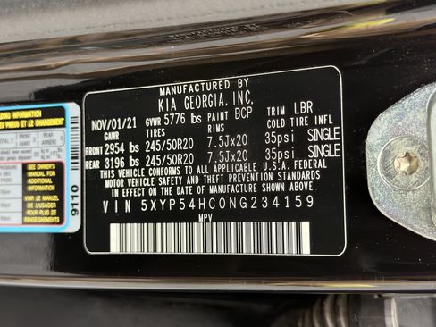 Used 2022 Kia Telluride SX w/ Towing Package FWD image 33