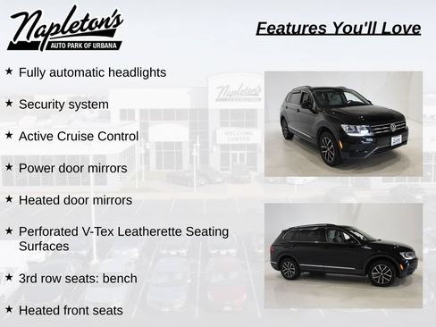 Used 2021 Volkswagen Tiguan SE w/ Panoramic Sunroof Package FWD image 16