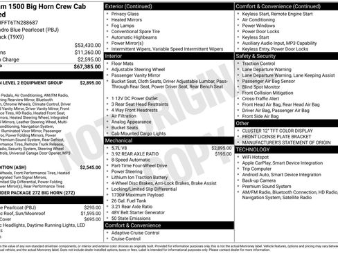 New 2026 RAM 1500 Big Horn AWD/4WD image 28