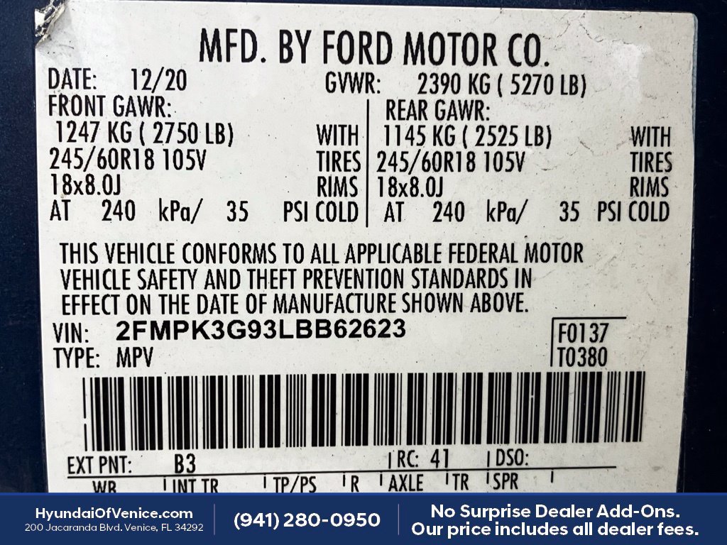 Used 2020 Ford Edge SE FWD image 16
