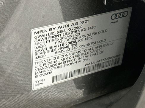Used 2021 Audi Q7 2.0T Premium w/ Convenience Package AWD/4WD image 12
