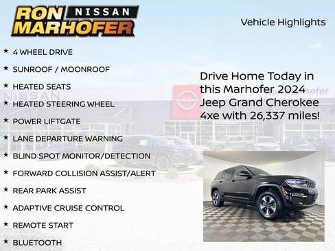 Used 2024 Jeep Grand Cherokee Limited 4xe AWD/4WD image 14