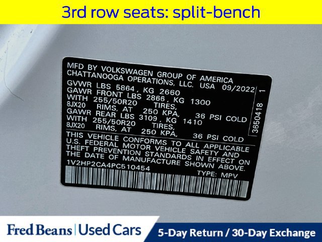 Used 2023 Volkswagen Atlas SE AWD/4WD image 36