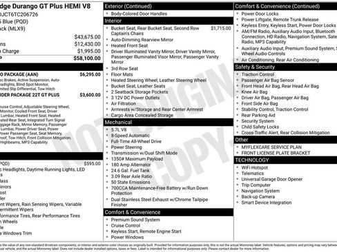 New 2026 Dodge Durango GT w/ Tow 'N Go Package AWD/4WD image 30