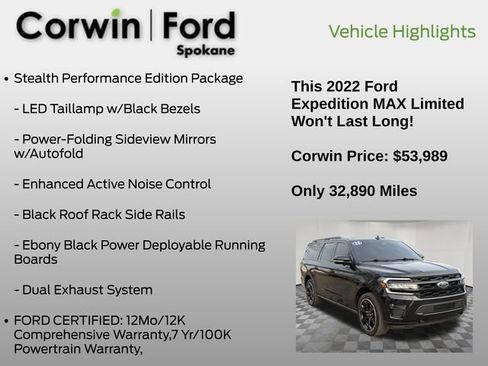Used 2022 Ford Expedition Max Limited image 25