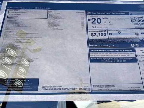 New 2026 Land Rover Defender 110 X-Dynamic SE image 18