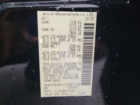 Used 2020 Nissan Murano SV FWD image 33