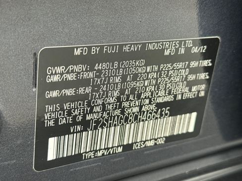 Used 2012 Subaru Forester 2.5X Touring AWD/4WD image 26
