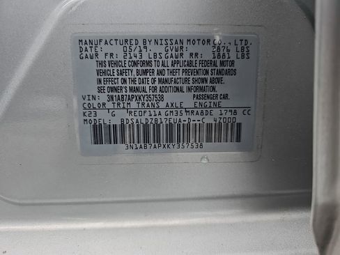 Used 2019 Nissan Sentra SV FWD image 38