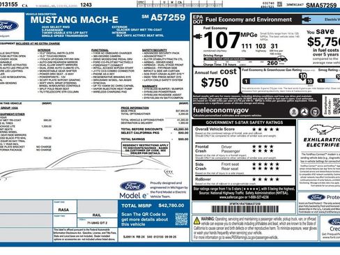 Used 2025 Ford Mustang Mach-E Select w/ Comfort Package Lite image 2
