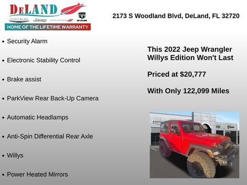 Used 2022 Jeep Wrangler Sport AWD/4WD image 7