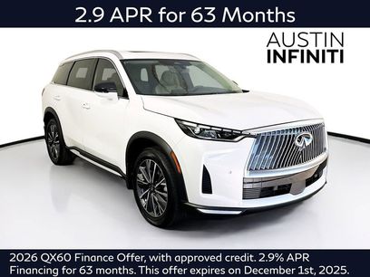 New 2026 INFINITI QX60 Luxe w/ Cargo Package