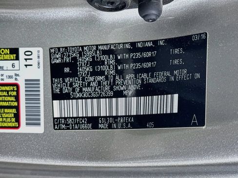 Used 2016 Toyota Sienna LE FWD image 33
