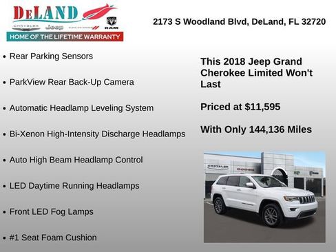 Used 2018 Jeep Grand Cherokee Limited w/ Luxury Group II image 24