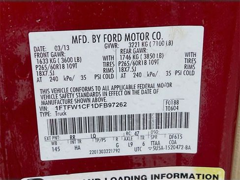 Used 2013 Ford F150 Lariat w/ Luxury Equipment Group image 29