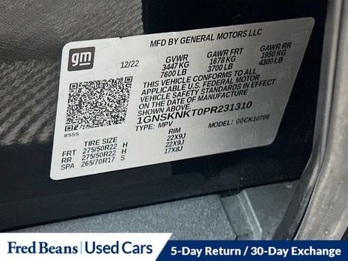 Certified 2023 Chevrolet Tahoe LT w/ LT Signature Package AWD/4WD image 42
