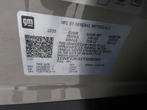 New 2026 Chevrolet Traverse Z71 w/ Driver Confidence Package image 18