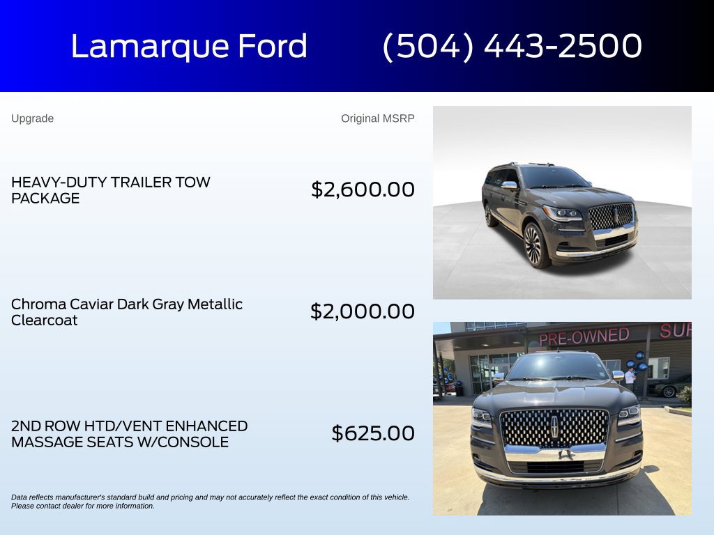 Certified 2024 Lincoln Navigator L Black Label AWD/4WD image 4