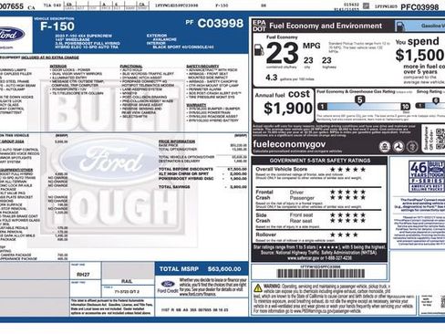 Certified 2023 Ford F150 XLT w/ Equipment Group 302A High AWD/4WD image 46