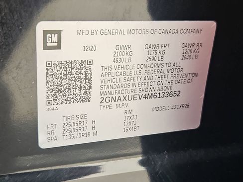 Used 2021 Chevrolet Equinox LT AWD/4WD image 35