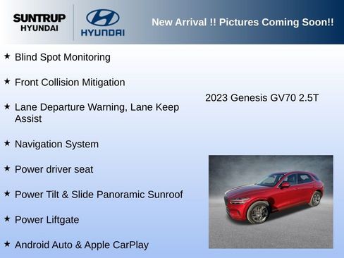 Used 2023 Genesis GV70 2.5T w/ Advanced Package image 6