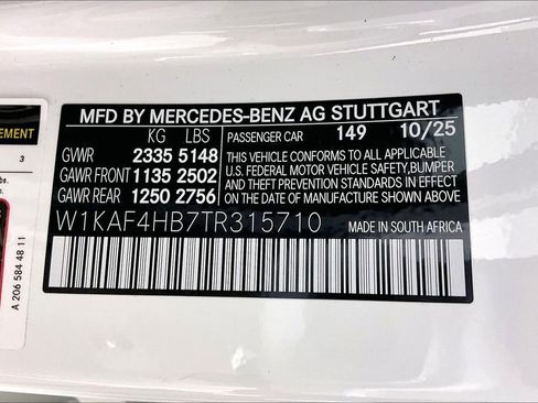 New 2026 Mercedes-Benz C 300 4MATIC Sedan image 12