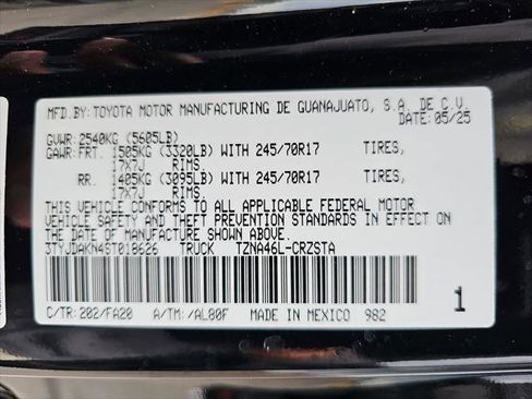 Certified 2025 Toyota Tacoma SR w/ SR Upgrade Package AWD/4WD image 24