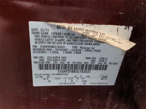 Used 2014 Ford Taurus Limited image 30