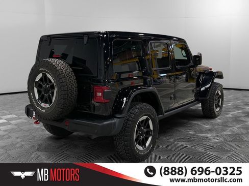 Used 2021 Jeep Wrangler Unlimited Rubicon w/ Uconnect 4C Nav & Sound Group AWD/4WD image 3