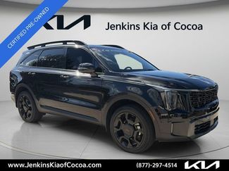 Certified 2025 Kia Sorento SX Prestige w/ Olive Brown Leather Package AWD/4WD video 1