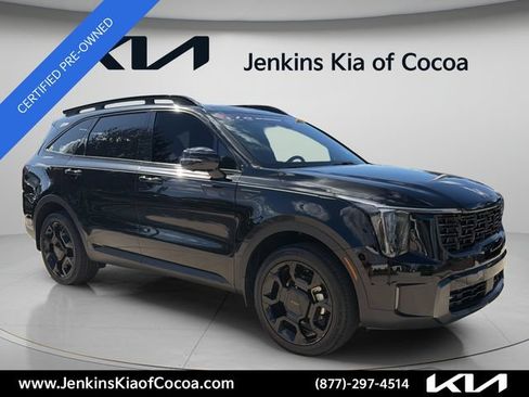 Certified 2025 Kia Sorento SX Prestige w/ Olive Brown Leather Package AWD/4WD image 1