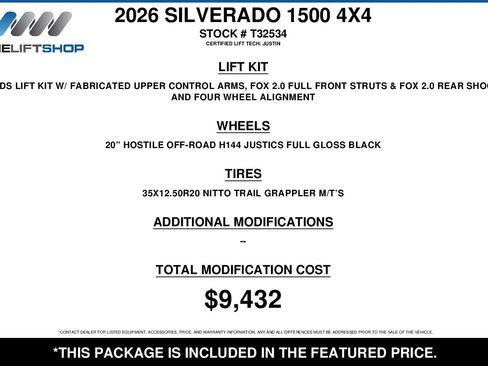 Used 2026 Chevrolet Silverado 1500 RST w/ Convenience Package II image 2