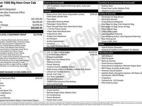 Used 2025 RAM 1500 Big Horn AWD/4WD image 8