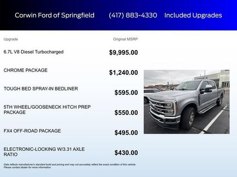 Used 2023 Ford F250 Lariat w/ Chrome Package AWD/4WD image 6