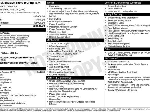 Used 2026 Buick Enclave Sport Touring FWD image 3