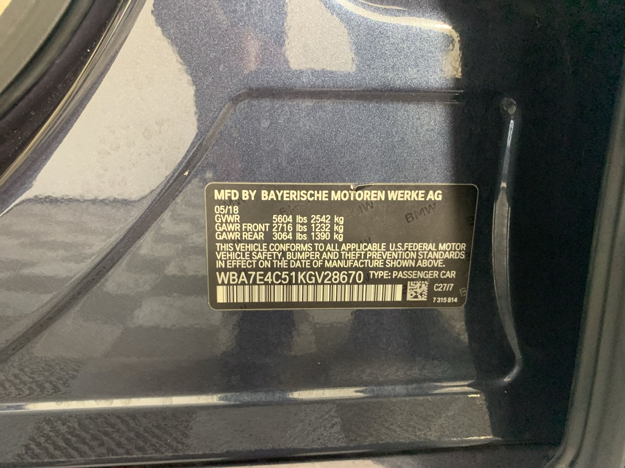Used 2019 BMW 740i xDrive w/ Executive Package AWD/4WD image 12