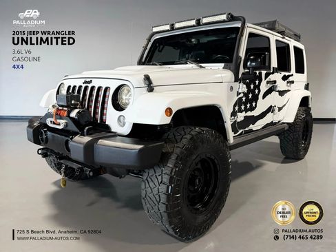 Used 2015 Jeep Wrangler Unlimited Sahara AWD/4WD image 1