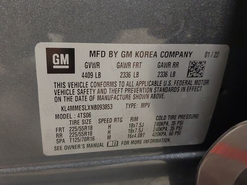 Used 2022 Buick Encore GX Select w/ Sport Touring Package AWD/4WD image 34