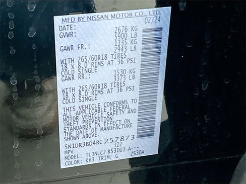 Used 2024 Nissan Pathfinder Rock Creek image 33