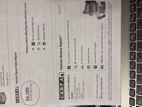 Used 2012 Toyota Prius V Five image 18