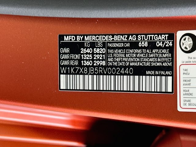 Certified 2024 Mercedes-Benz AMG GT 63 image 31