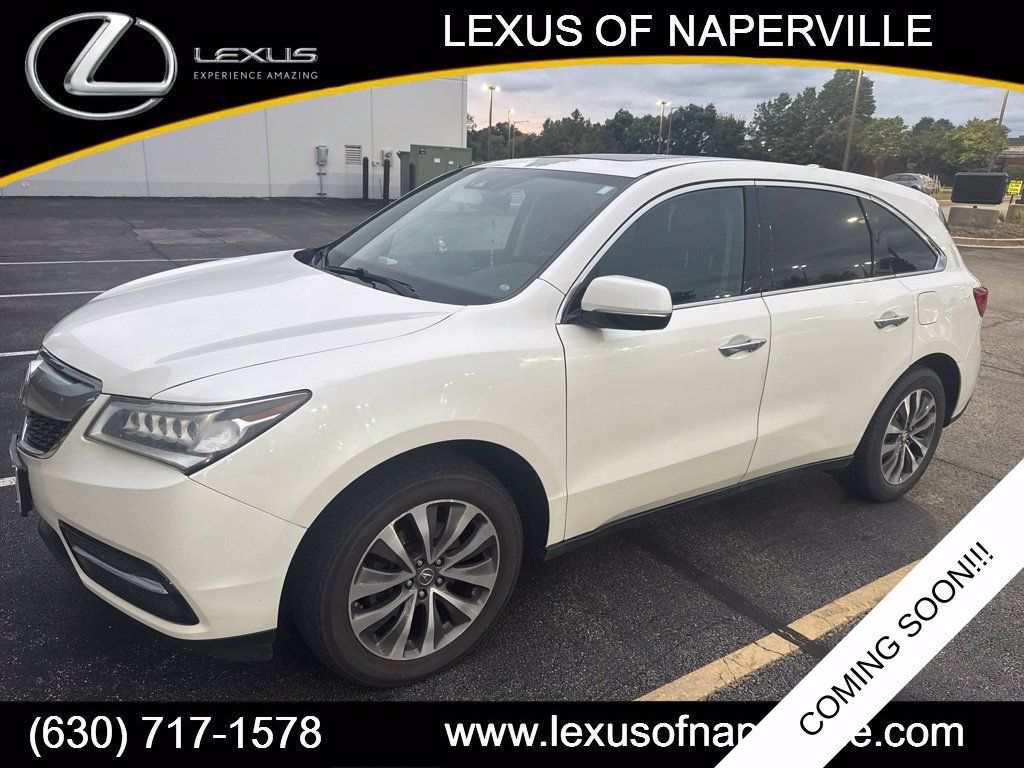 Used 2016 Acura MDX w/ Technology Package AWD/4WD image 1