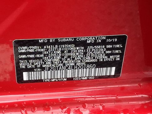 Used 2020 Subaru Crosstrek 2.0i Limited w/ Moonroof Package w/Navigation image 30